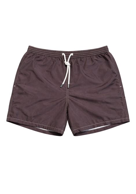 Barba Napoli dark blue short swim shorts with white drawstring and back pocket BARBA |  | 00013 536120099 99